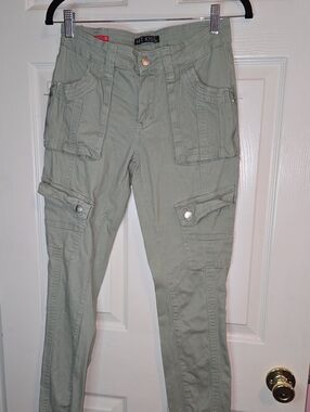 Hot Kiss Light Sage Cargo Pants